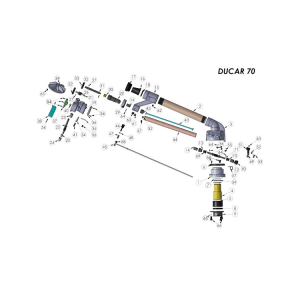 Súng tưới phun mưa Ducar Green 70 - Súng tưới Ducar, Nhập khẩu & phân phối bởi Nhà Bè Agri 9 ducar green 70
