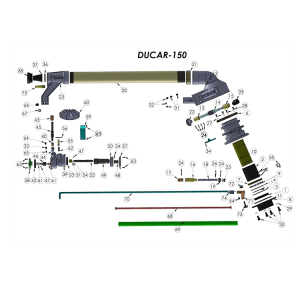 Súng tưới phun mưa Ducar Green 150 - Súng tưới Ducar, Nhập khẩu & phân phối bởi Nhà Bè Agri 15 ducar green 150