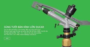 Súng tưới bán kính lớn Ducar