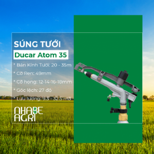Súng tưới phun mưa Ducar Atom 35 - Súng tưới Ducar, Nhập khẩu & phân phối bởi Nhà Bè Agri  13 sung-tuoi-ducar-atom-35