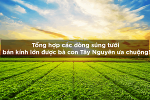 súng tưới bán kính lớn