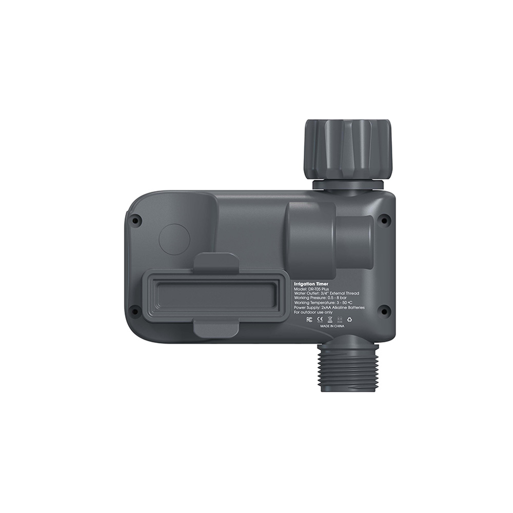 Hẹn giờ tưới tự động Driptec DR-T05 Plus 2 Hẹn giờ tưới tự động Driptec DR-T05 Plus mặt sau