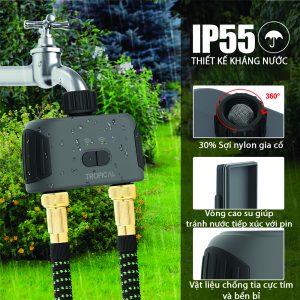 Hẹn giờ tưới tự động hai cổng ra Tropical TPC-T20BW 6 _TPC-T20BW