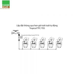 Bộ kit tưới cây trồng trong chậu Teco Delta Drip 13 Lap-dat-thong-qua-hen-gio-tuoi-tu-dong 1