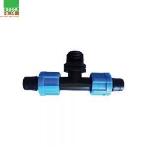 Tê ống nhỏ giọt 17mm 4 Tê ống nhỏ giọt 17mm ren ngoài