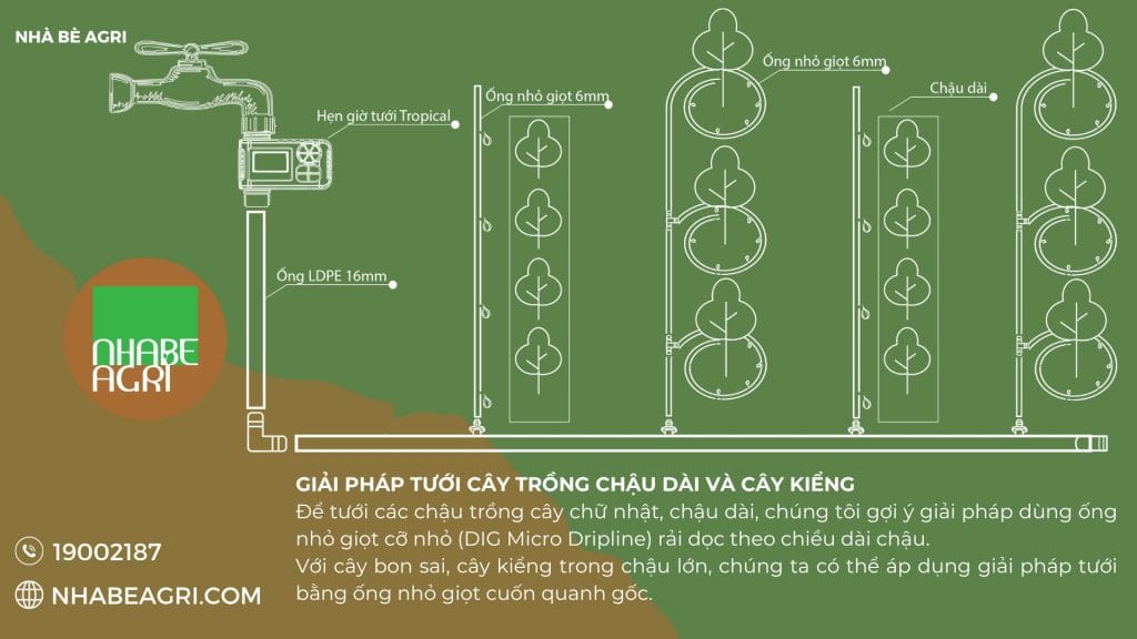 Mo hinh tuoi ong nho giot micro Mo hinh tuoi ong nho giot micro