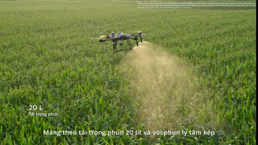 DJI T25P, Máy bay nông nghiệp DJI AGRAS T25P 18 Hệ thống phun T25P