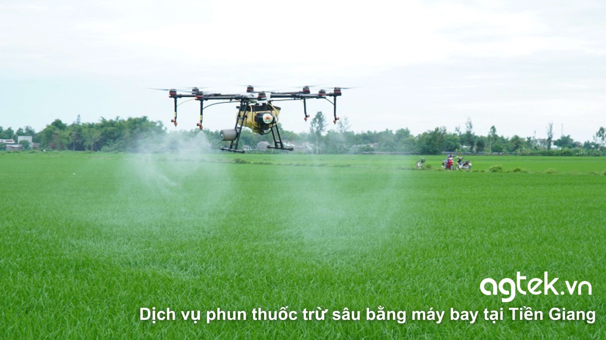 Dịch vụ phun thuốc trừ sâu bằng máy bay tại Tiền Giang