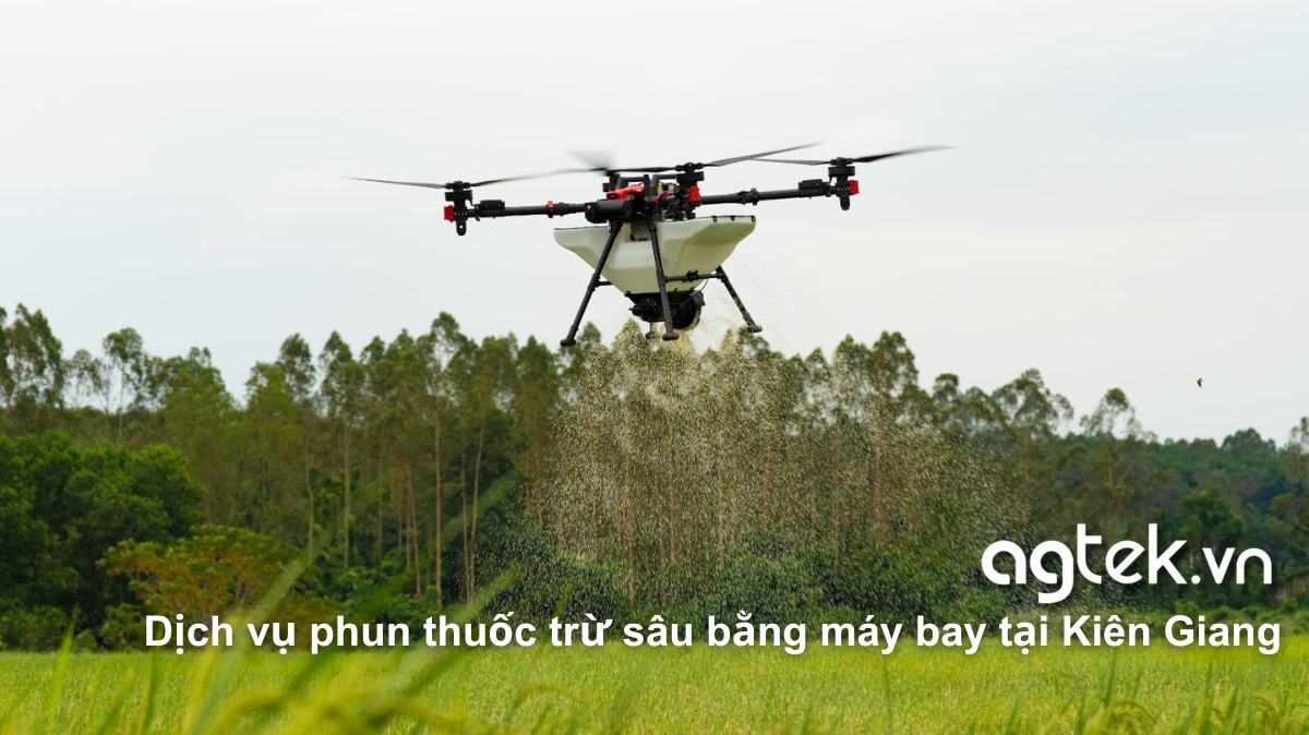 Tổng quan dịch vụ phun thuốc trừ sâu bằng máy bay tại Kiên Giang