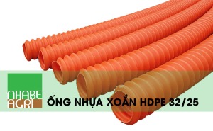Ống nhựa xoắn HDPE 32 25