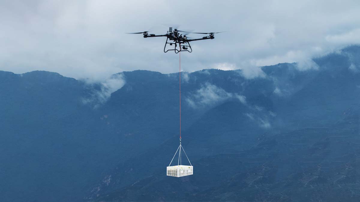 Hệ thống nâng hạ T70P 2 Khả năng nâng DJI Agras T70P 1