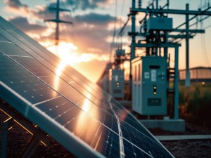 điện mặt trời và điện lưới song song