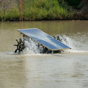 Hệ thống điện năng lượng mặt trời cho máy sục khí nuôi trồng thủy sản