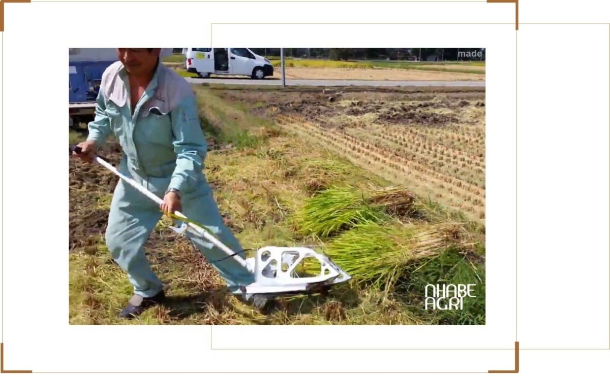 Máy gặt lúa cầm tay