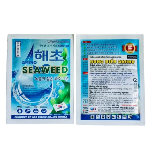 Phân bón lá hữu cơ khoáng AMINO ENZYME RONG BIỂN