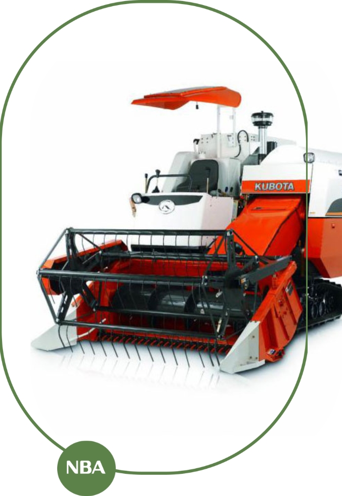 Các dòng máy gặ lúa Kubota phổ biến Kubota DC60