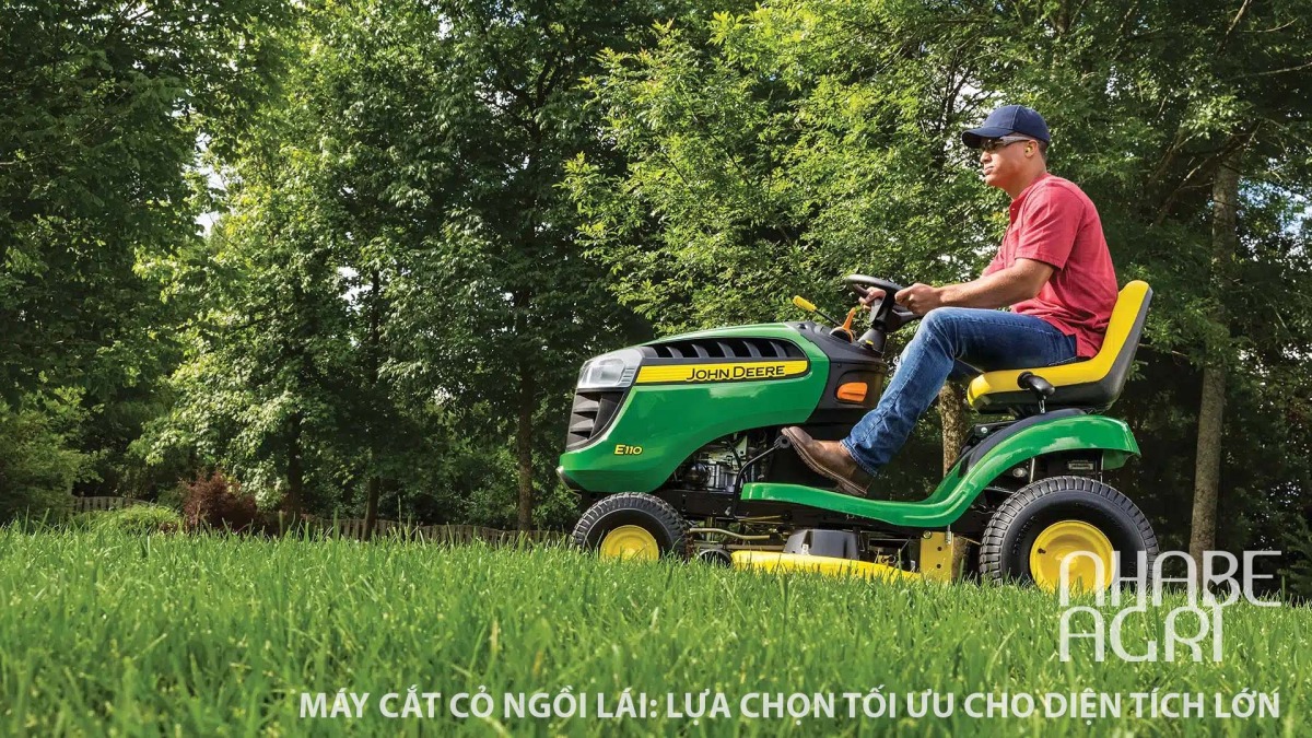 Máy cắt cỏ ngồi lái, Lựa chọn tối ưu cho diện tích lớn
