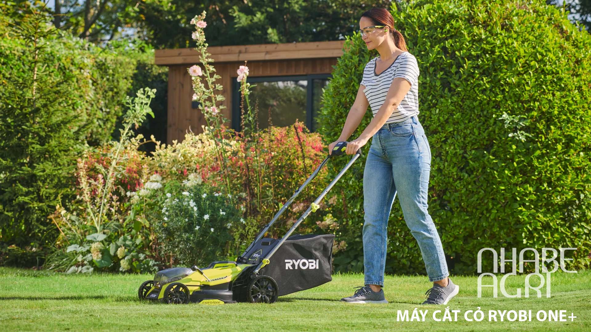Máy cắt cỏ pin Ryobi One+