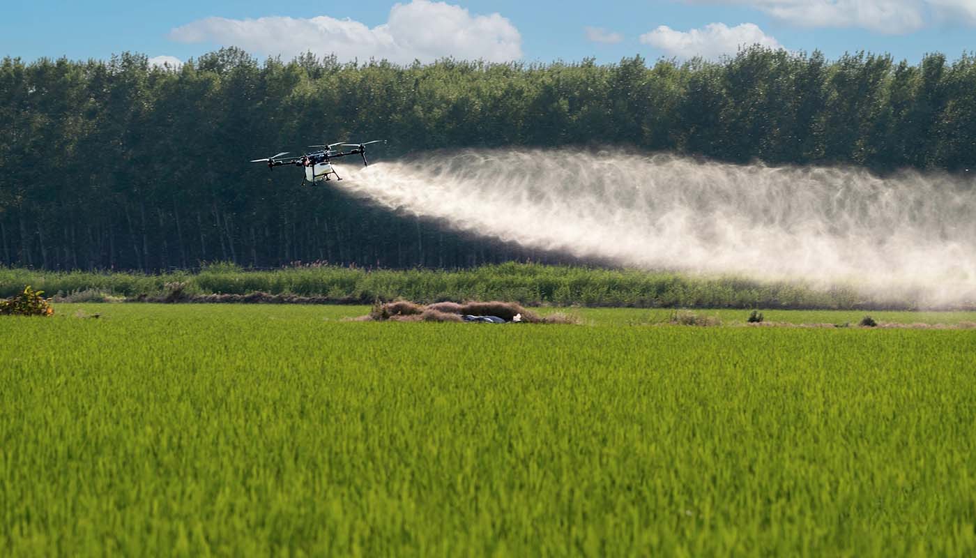 Ứng dụng máy bay nông nghiệp XAG P150 2