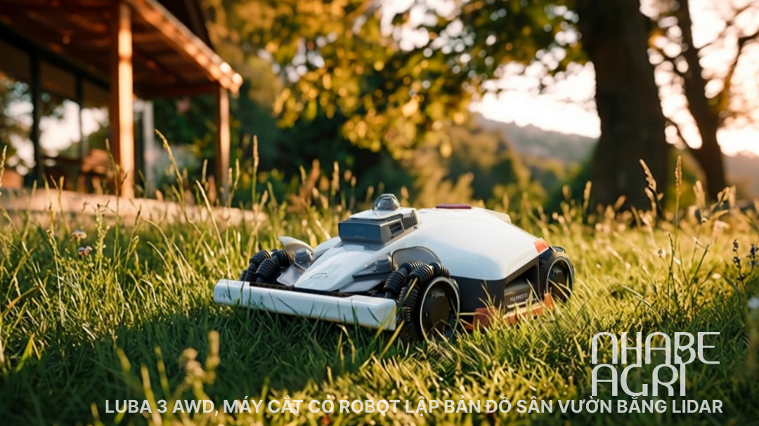 Luba 3 AWD, máy cắt cỏ robot lập bản đồ sân vườn bằng Lidar 1 Luba 3 AWD, máy cắt cỏ robot lập bản đồ sân vườn bằng Lidar