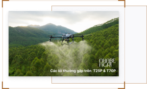 Các lỗi thường gặp trên DJI Agras T25P T70P