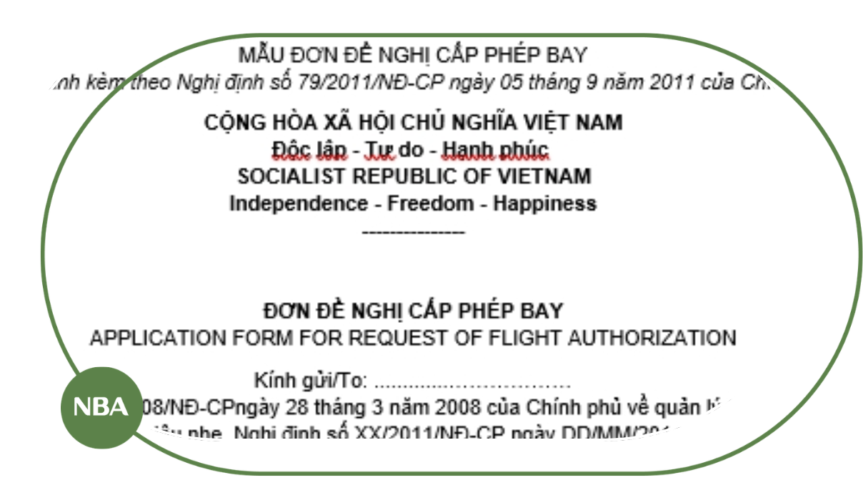 giấy phép bay flycam