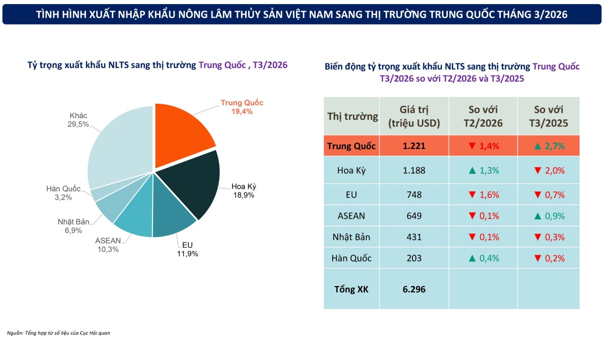 Tình hình xuất khẩu NLTS Việt Nam sang Trung Quốc Tình hình xuất khẩu NLTS Việt Nam sang Trung Quốc