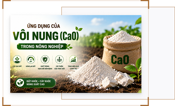 Ứng dụng của vôi nung