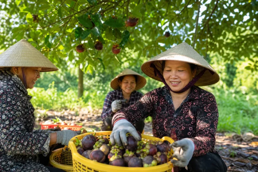 Giá măng cụt Lái Thiêu tăng cao, trái cám lên 120.000 đồng/kg