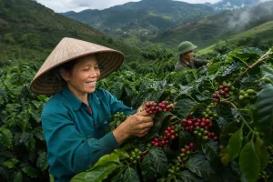 Cà phê Sơn La vào mùa nuôi quả, kỳ vọng vụ thu hoạch thắng lợi