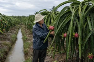 Dịch hại thanh long tăng sau mưa kéo dài, Đồng Tháp khuyến cáo phòng ngừa