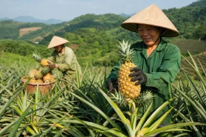 Dứa mật không gai mở hướng làm giàu trên đất gò đồi Phú Thọ