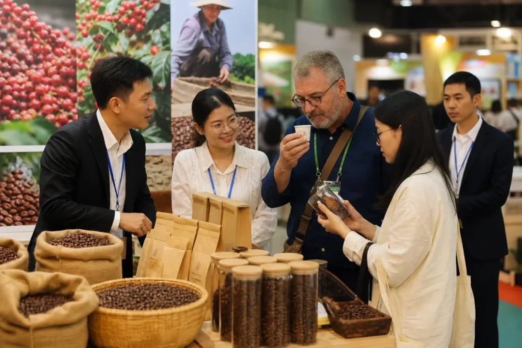 Giá cà phê giảm trên hai sàn, thị trường cân nhắc tác động thuế mới 1 Giá cà phê giảm trên hai sàn, thị trường cân nhắc tác động thuế mới