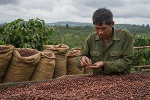Giá cà phê Tây Nguyên đồng loạt tăng, cao nhất 90.500 đồng/kg
