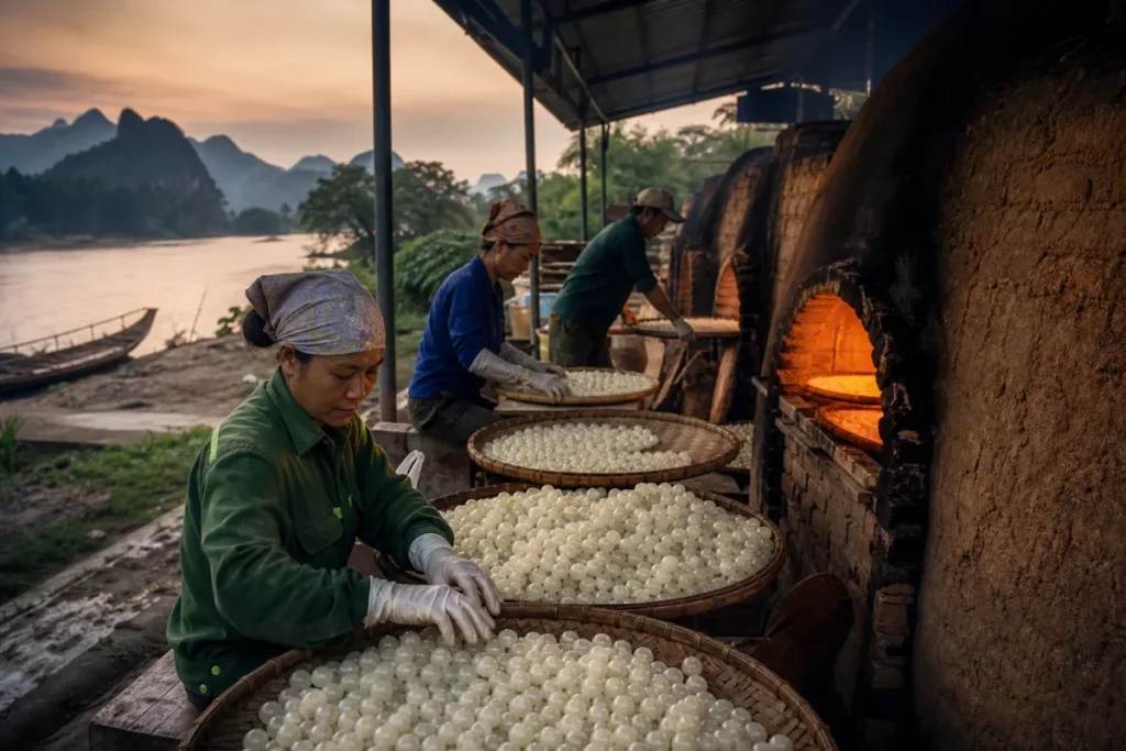 Long nhãn Sông Mã đỏ lửa mùa sấy, nâng giá trị đặc sản Sơn La 1 Long nhãn Sông Mã đỏ lửa mùa sấy, nâng giá trị đặc sản Sơn La