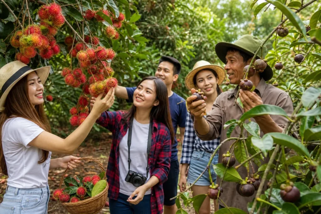 Trái cây Đồng Nai chưa vào chính vụ đã hút khách TP.HCM về nhà vườn 1 Trái cây Đồng Nai chưa vào chính vụ đã hút khách TP.HCM về nhà vườn