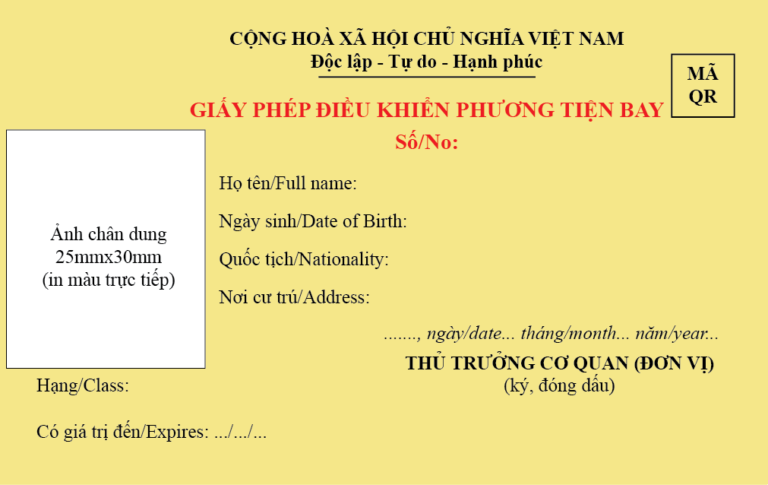 Thủ tục cấp Giấy phép điều khiển UAV/Drone và tàu bay không người lái năm 2026 2 Thủ tục cấp Giấy phép điều khiển UAV/Drone và tàu bay không người lái năm 2026