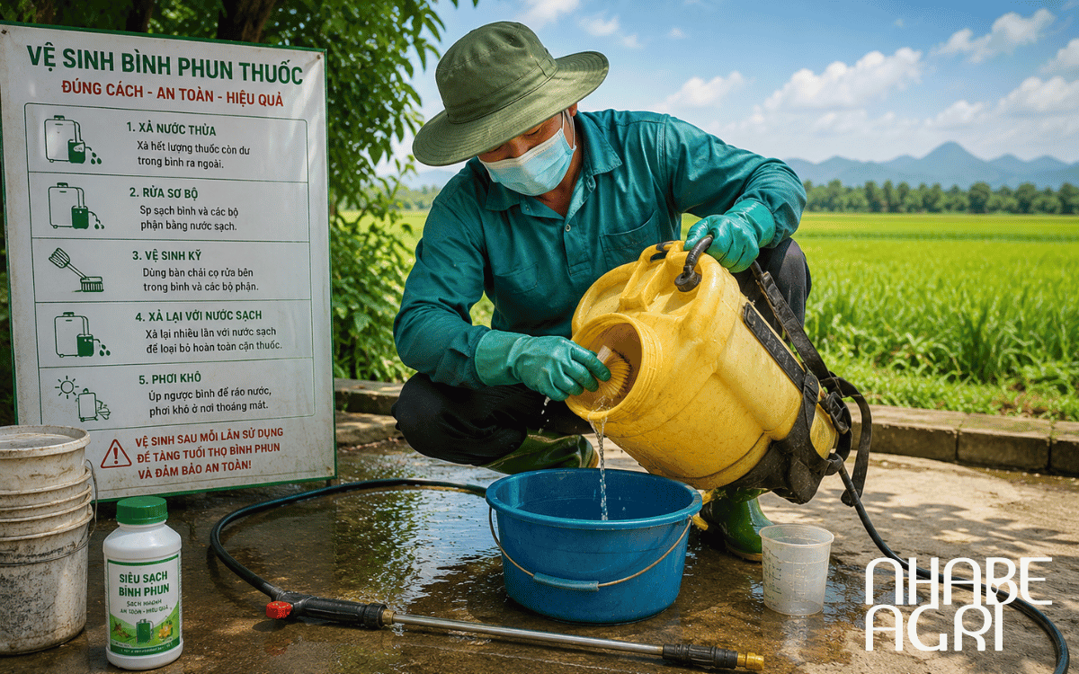 những sai lầm khi dùng thuốc bảo vệ thực vật