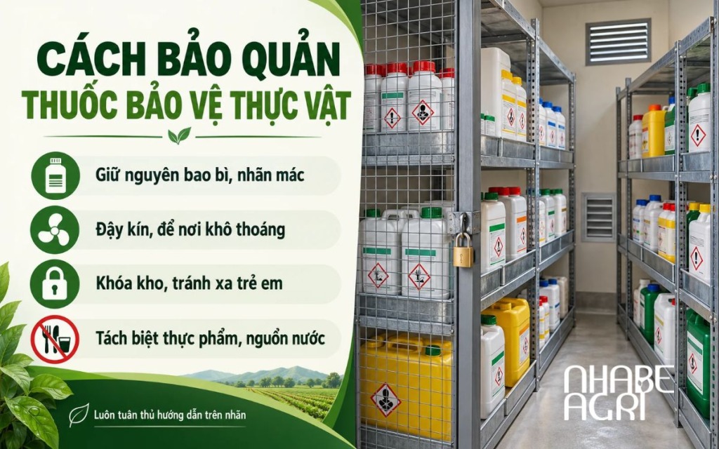 Cách bảo quản thuốc bảo vệ thực vật đúng cách, hạn chế hư hỏng 1 hướng dẫn cách bảo quản thuốc bảo vệ thực vật