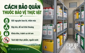hướng dẫn cách bảo quản thuốc bảo vệ thực vật